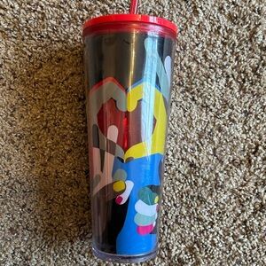 Starbucks Venti Love Heart Hand Tumbler 24 oz. Preloved great condition